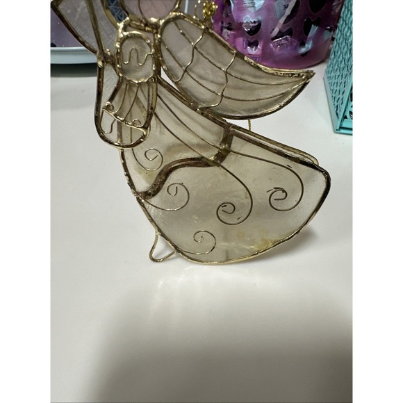 Vintgae - Angel‎ Ornament Gold Foil 5" Christmas - Picture 2 of 5